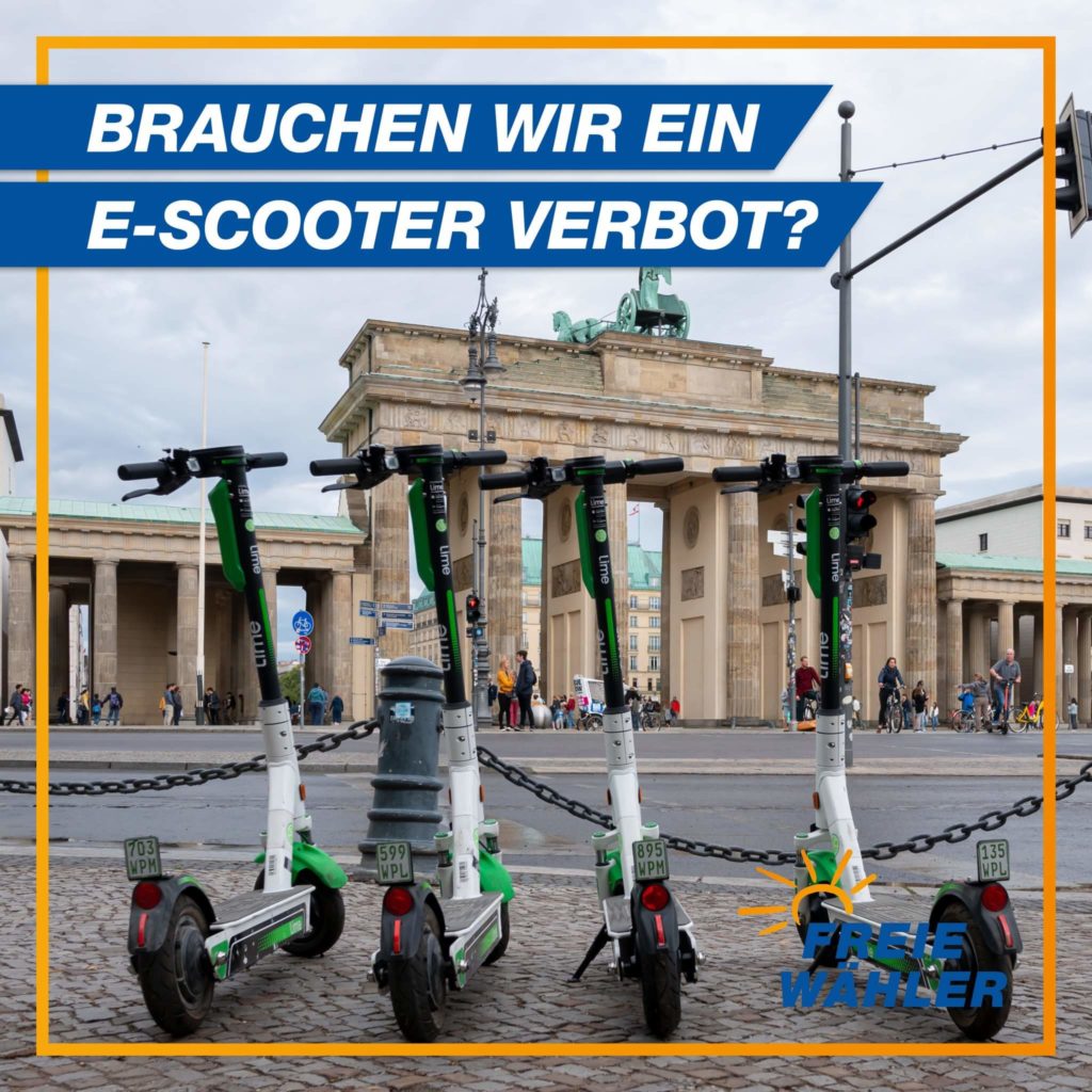 Sollen Leih E Scooter auch in deutschen Städten verboten werden